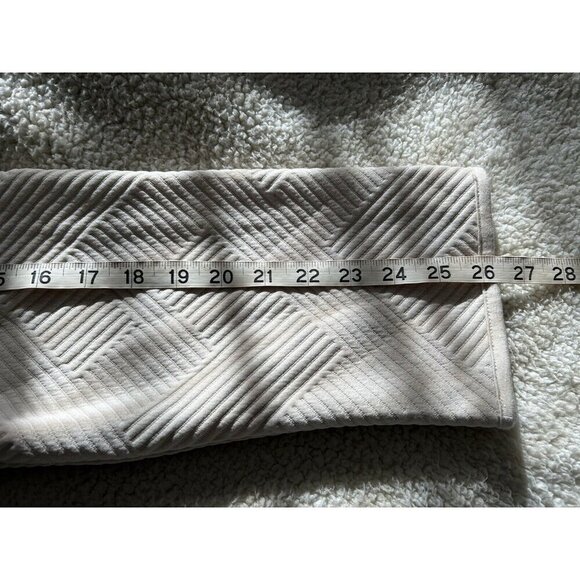 Sanctuary Anthropology Textured Knit Snap Close Shacket Jacket Cream Size S - Picture 12 of 14